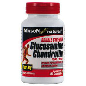 Glucosamine Chrondroitin Double Strength 1500/1200 3/Day Capsules, 100 Count 1 Each