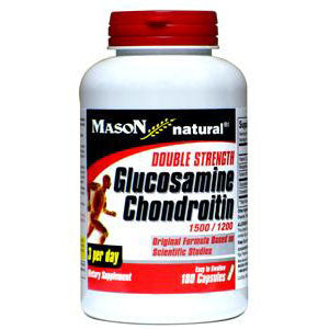 Glucosamine Chrondroitin Double Strength 1500/1200 3/Day Capsules, 180 Count 1 Each