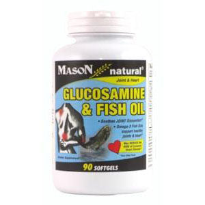 Glucosamine and Fish Oil Softgels, 90 Count 1 Each