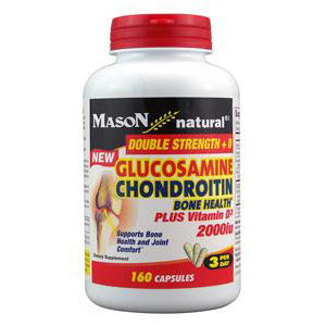 Glucosamine Chondroitin Plus Vitamin D3 2000IU Capsules, 160 Count 1 Each