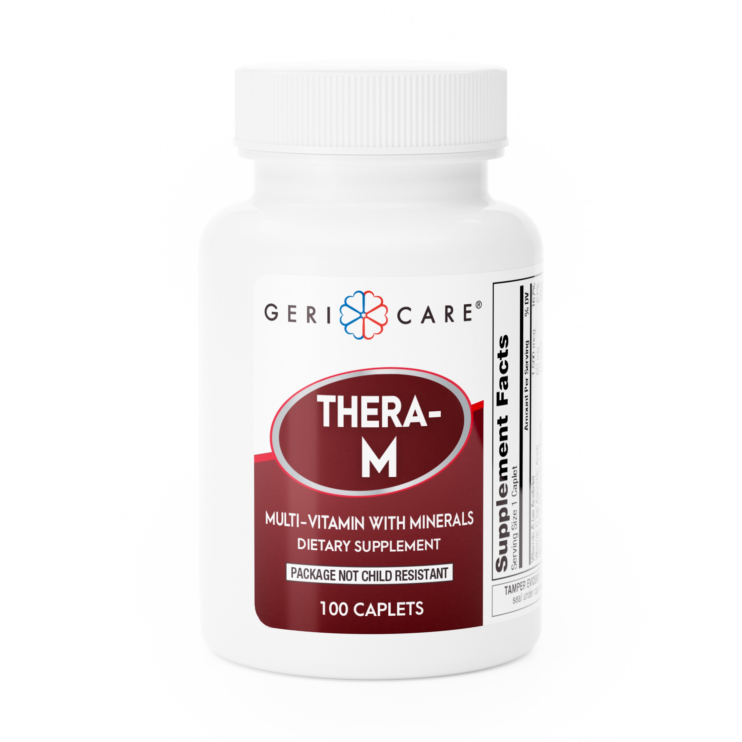Geri-Care Thera-M Multivitamin with Minerals Tablets, 100 ct 1 Each