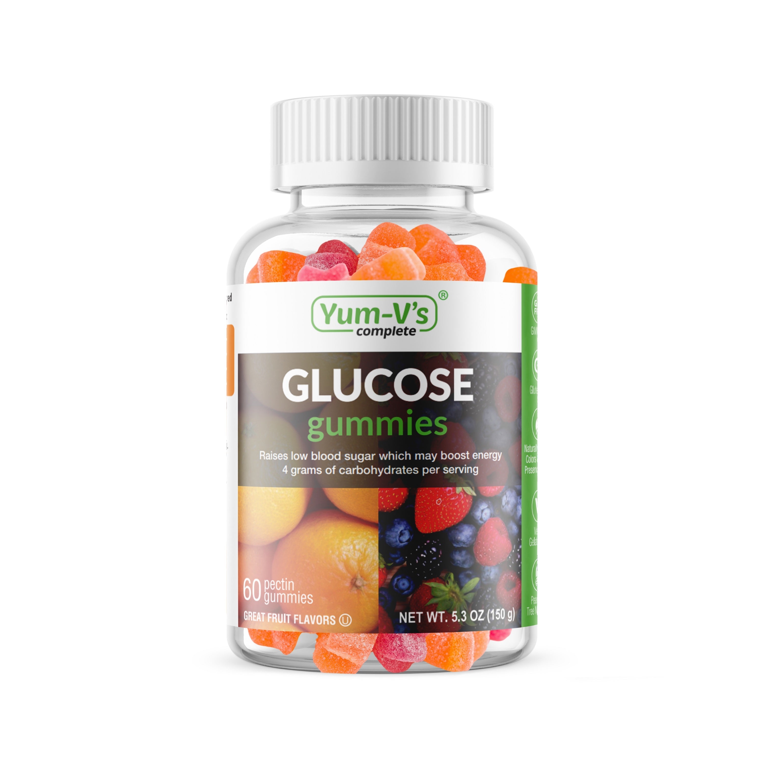 Geri-Care YumVs Complete Glucose Gummies, 60 ct 1 Each