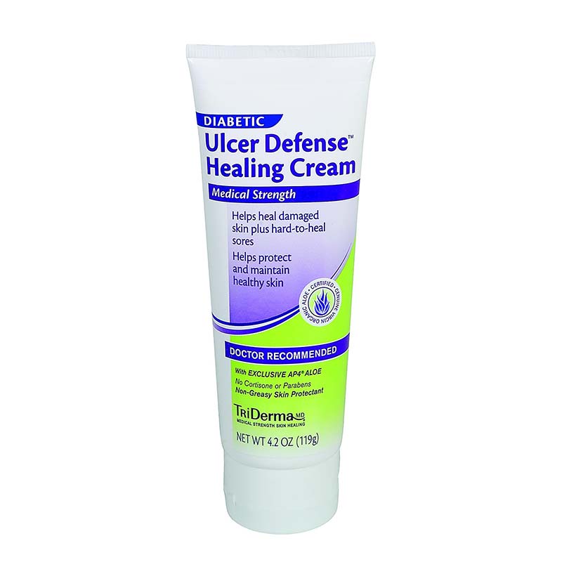 TriDerma Diabetic Ulcer Defense Healing Cream, 4.2 oz. 1 Each