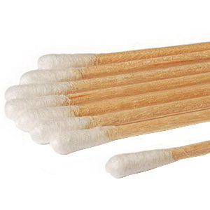 Non-Sterile Cotton Large-Tip Applicator with Plastic Handle 6" 5000 Case