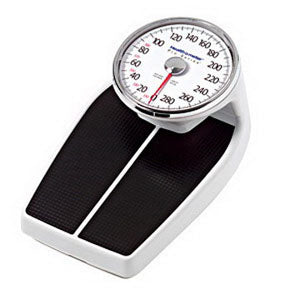 Professional Home Care Mechanical Floor Scale 400 lb Capacity 1 Each