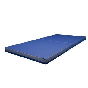 Hermell Folding Fall Pad, 24" x 68" x 2", Gray 1 Each
