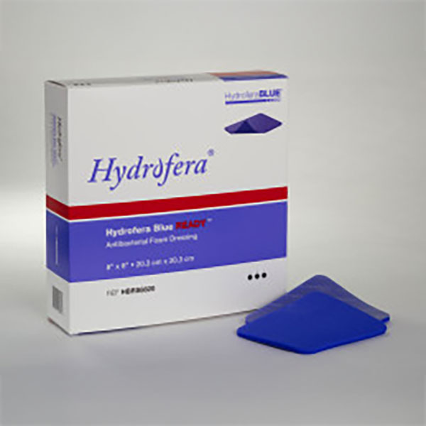 Hydrofera Blue Ready Foam Dressing, 8" x 8".