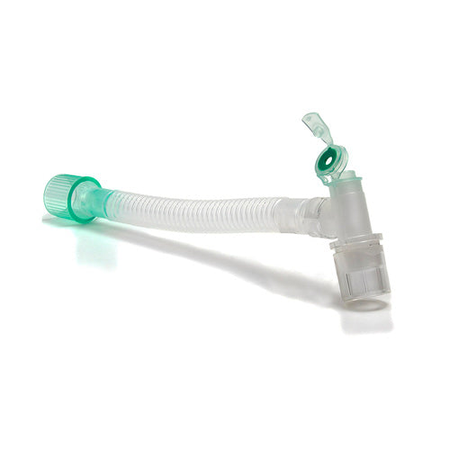 Intersurgical Flexible Catheter Mount with Double Swivel Elbow and Bronchoscopy Port