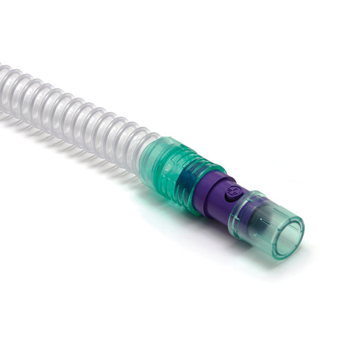 Intersurgical Smoothbore Bilevel Breathing System with Swivel CO2 Leak Port, 22mm 1 Each