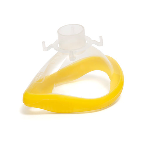 ClearLite Anesthetic Face Mask, Size 3, Small Adult, Yellow Seal, 22 I.D. 1 Each