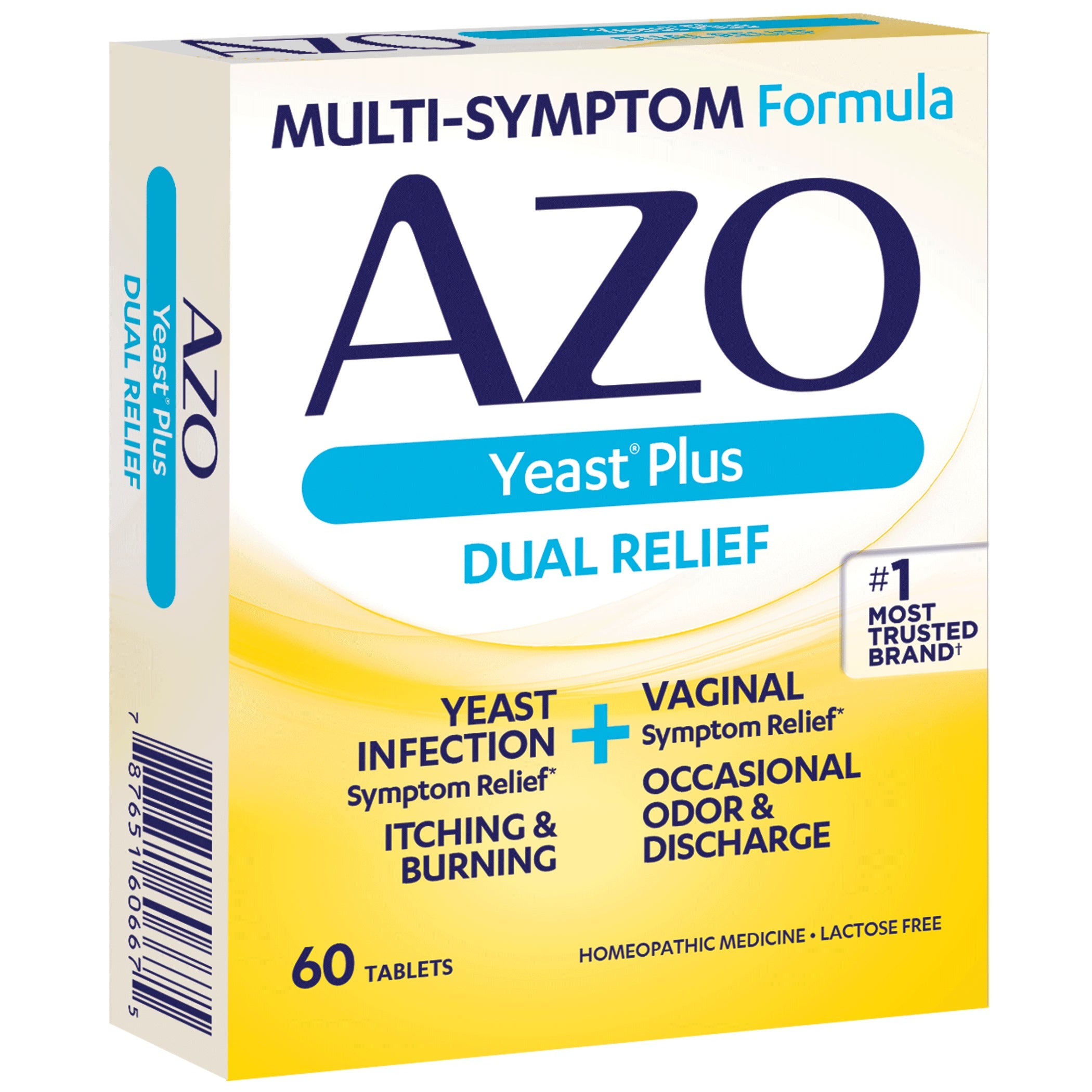 AZO Yeast Plus Tablets, 60 ct. 1 Each