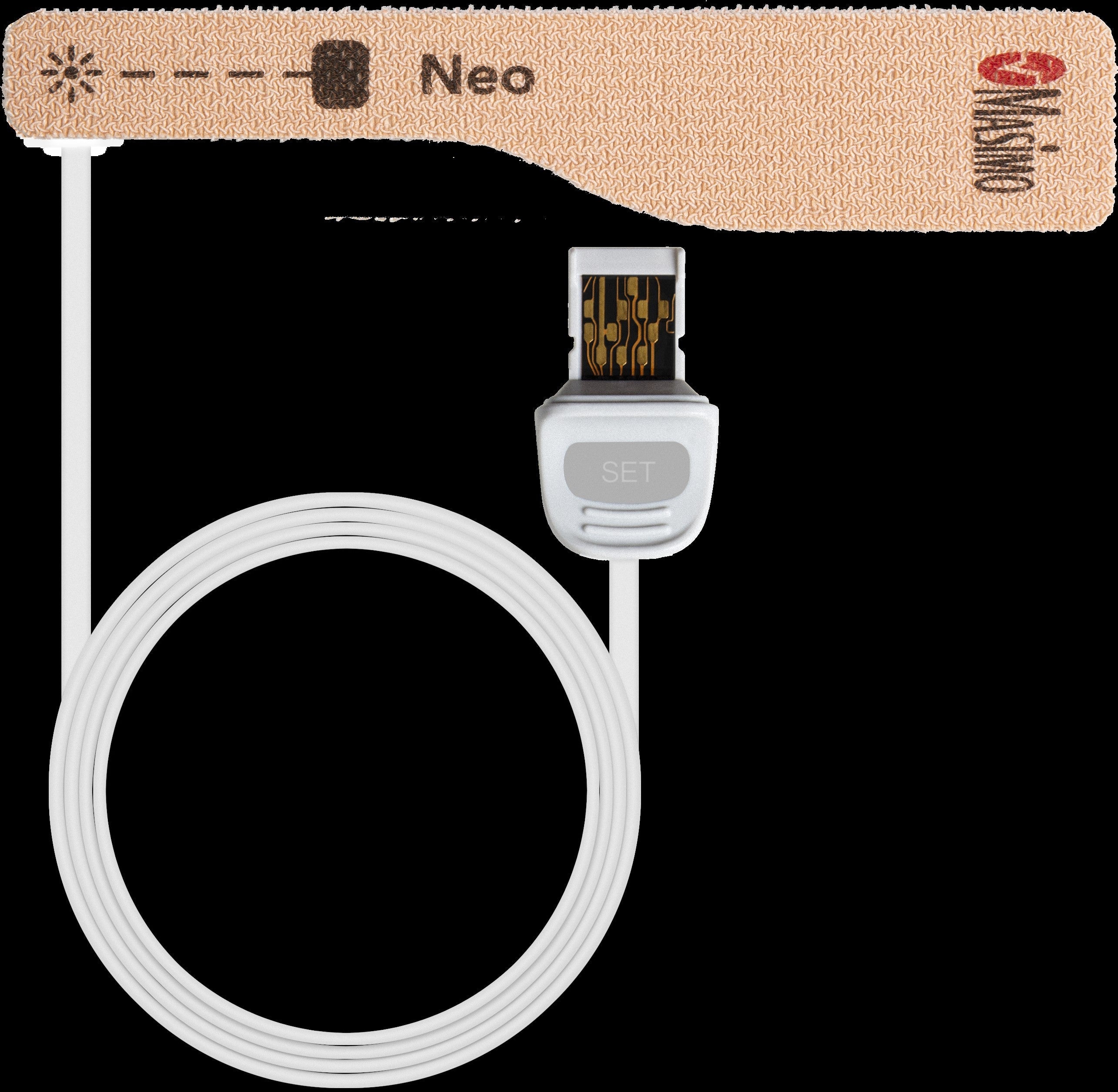 Masimo RD SET Cabled NEO Adhesive Sensor 1 Each