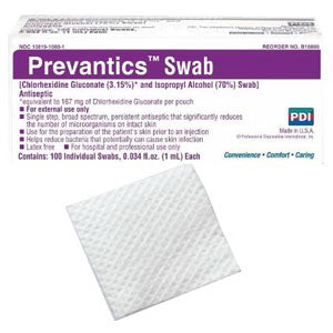 Antiseptic Chlorascrup Wipe 1 Each