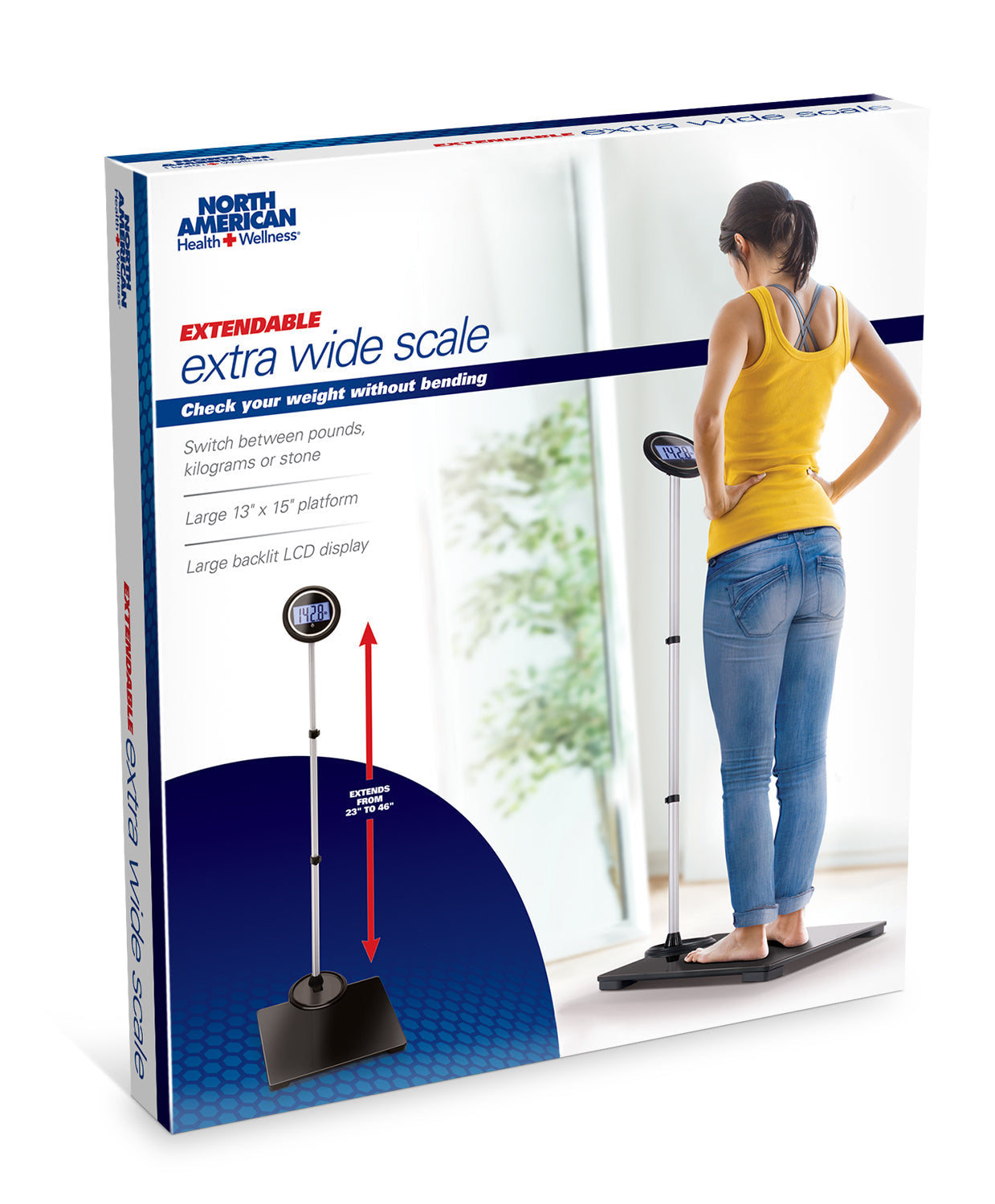 Extendable Large Display Weight Scale 1 Each