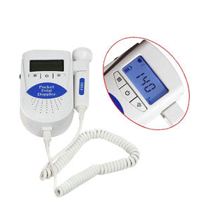 Portable Fetal Doppler with Speaker and Backlit LCD Display 1 Each