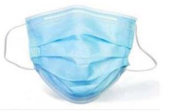 Level 3 Disposable Medical Masks, Ear Loops, Blue 50 Box