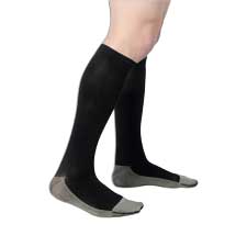 Knee, 30-40, Reg, Full Foot, Sz 3, Black 1 Each