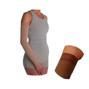 Juzo Arm Sleeve,30-40,Long,Sil Brder,Sz 1, Beige 1 Each