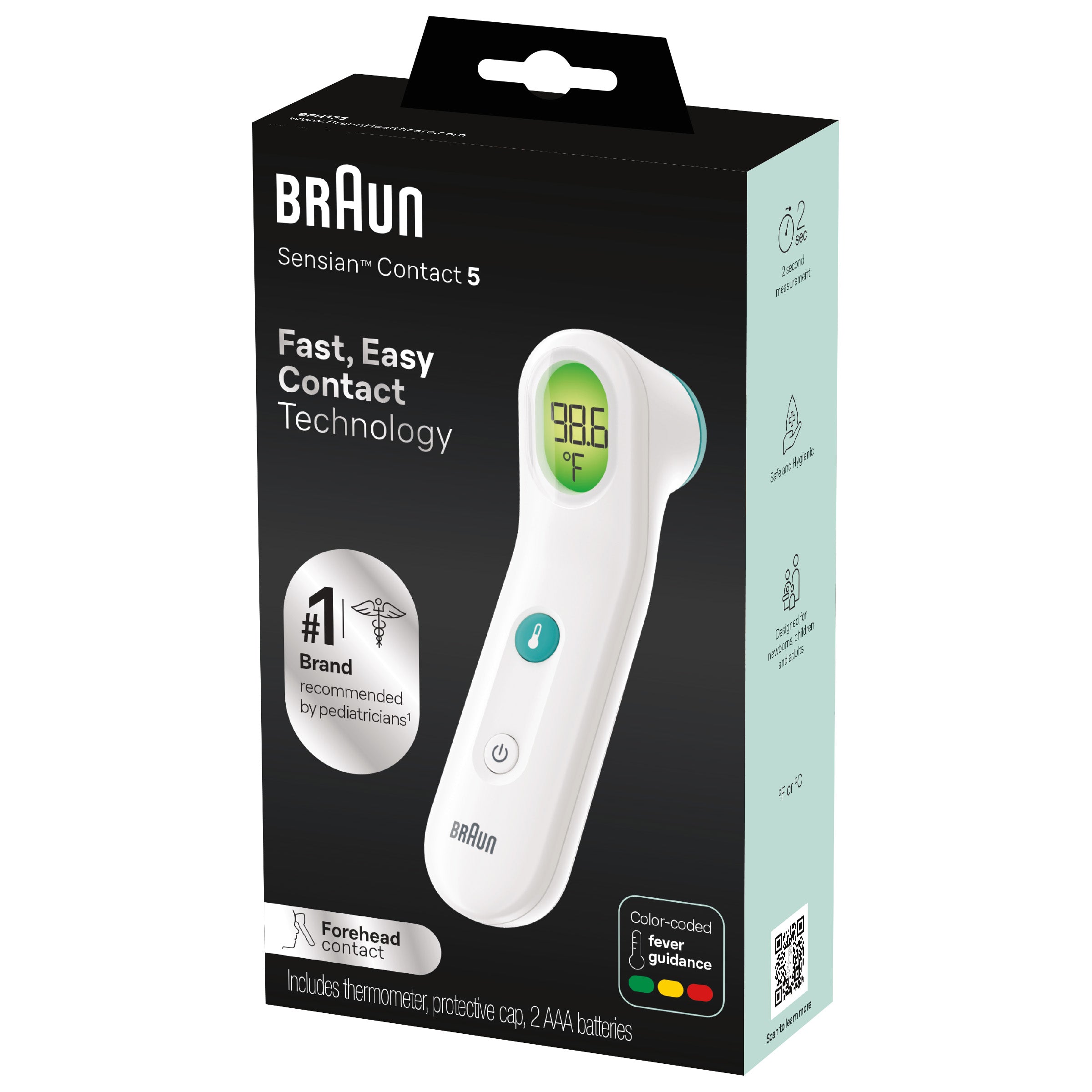 Braun Forehead Thermometer 1 Each