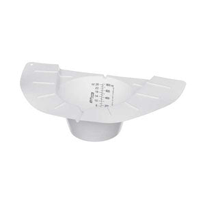 Deluxe Specimen Pan, White, Graduated 1 Each