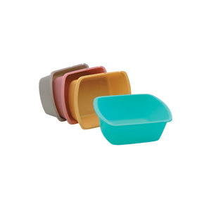 Wash Basin, Rectangular, 7 Quart, Rose 1 Each