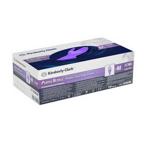 Safeskin Non-Sterile Powder-Free Purple Nitrile-XTRA Exam Glove, Small 50 Box