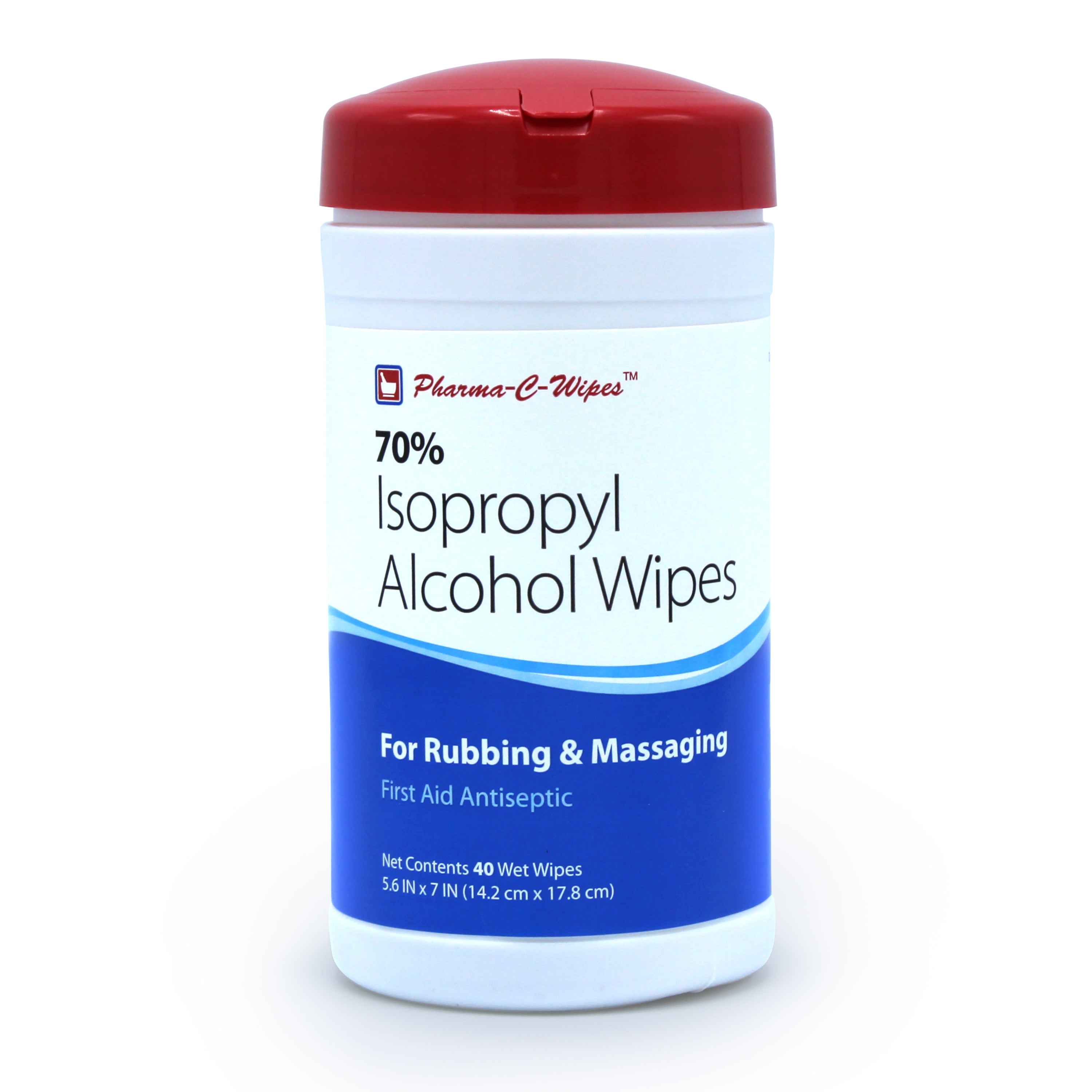 Pharma-C-Wipes 70% Isopropyl Alcohol First Aid Wipe 1 Each