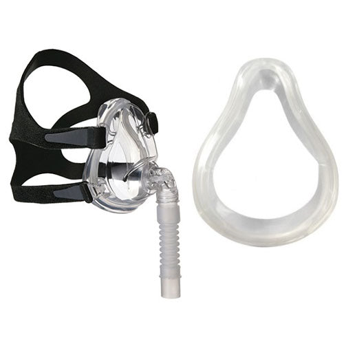 Sunset Deluxe Full Face CPAP Mask with Headgear and Cushion, Small 1 Each