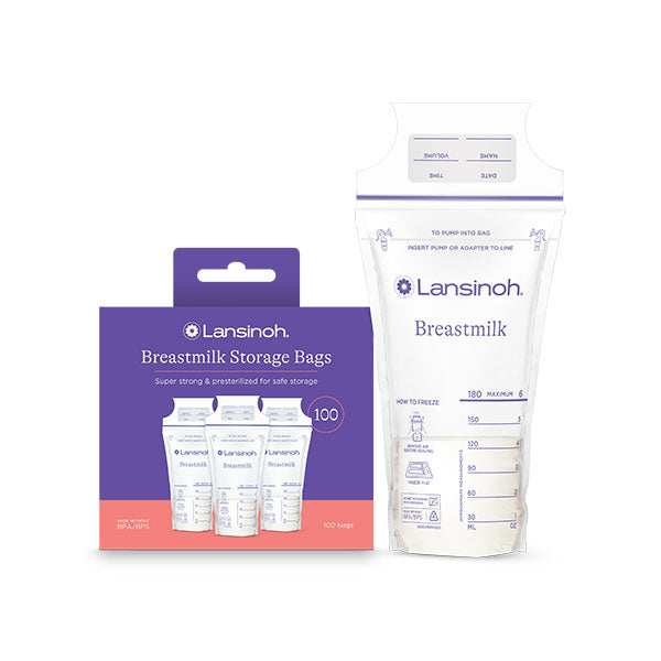 Lansinoh Breastmilk Storage Bags, 100 ct. 100 Box