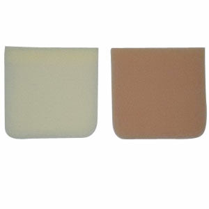 Tracheofix Foam Squares Medium Flesh Large 30 Pack