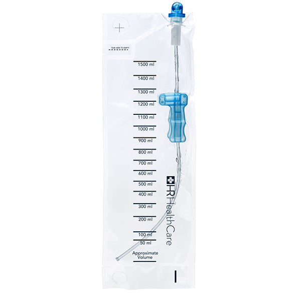 MTG EZ-Gripper Closed System Catheter, 1500ml, Privacy Bag, 14Fr, 16" Length