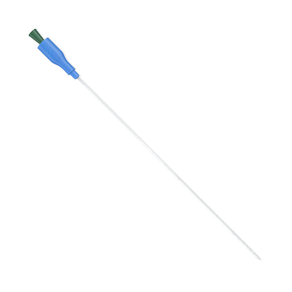 TruCath Swift Pre-lubricated Intermittent Catheter, TruProtect Grip, Coude Tip, 12Fr, 16" Length