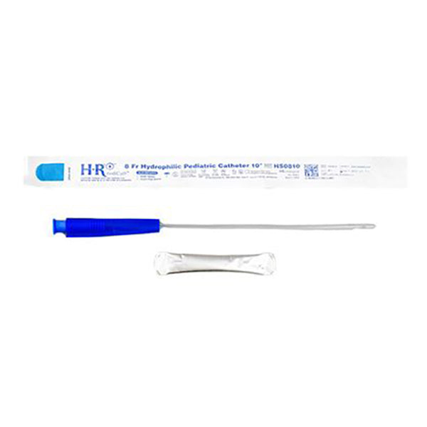 TruCath Oasis Ready-to-Use Hydrophilic Intermittent Pediatric Catheter, TruProtect Grip, 10Fr, 10" Length
