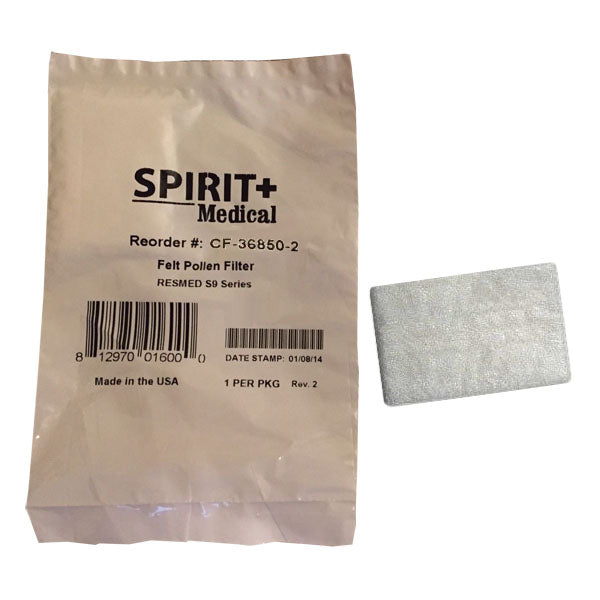 Felt Pollen Filter for S9, Disposable, Pack of 2 2 Pack