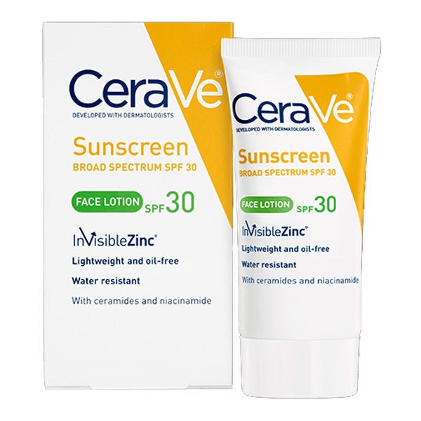 CeraVe Hydrating Sunscreen Broad Spectrum SPF 30 Face