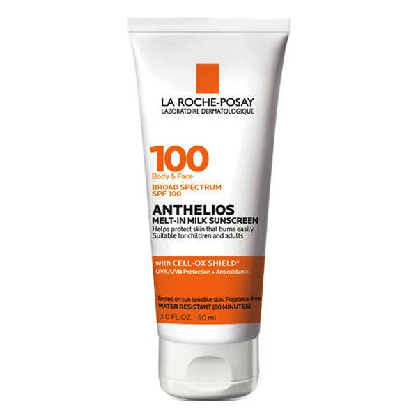 La Roche Anthelios Melt-In Milk Sunscreen for Face and Body, SPF 100, 3 fl oz