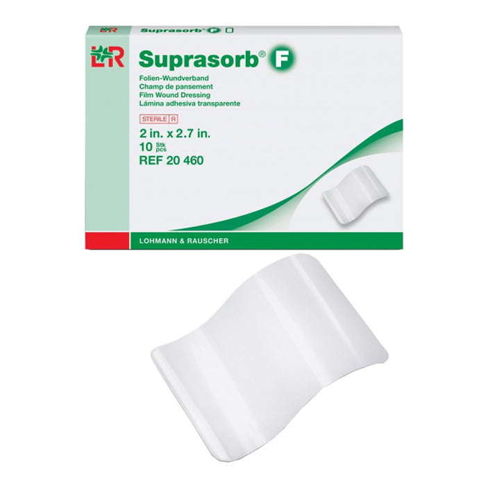 Suprasorb F Transparent Film Dressing, 2" x 2.75" 10 Box