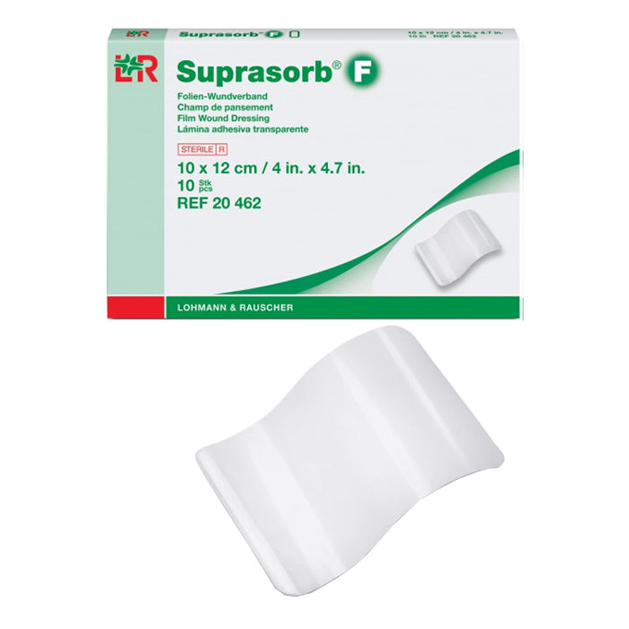 Suprasorb F Transparent Film Dressing, 4" x 4.75" 10 Box