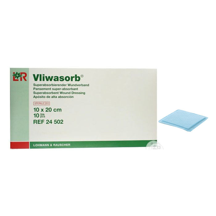Vliwasorb Super Absorbant Dressing, 4" x 8" 10 Box