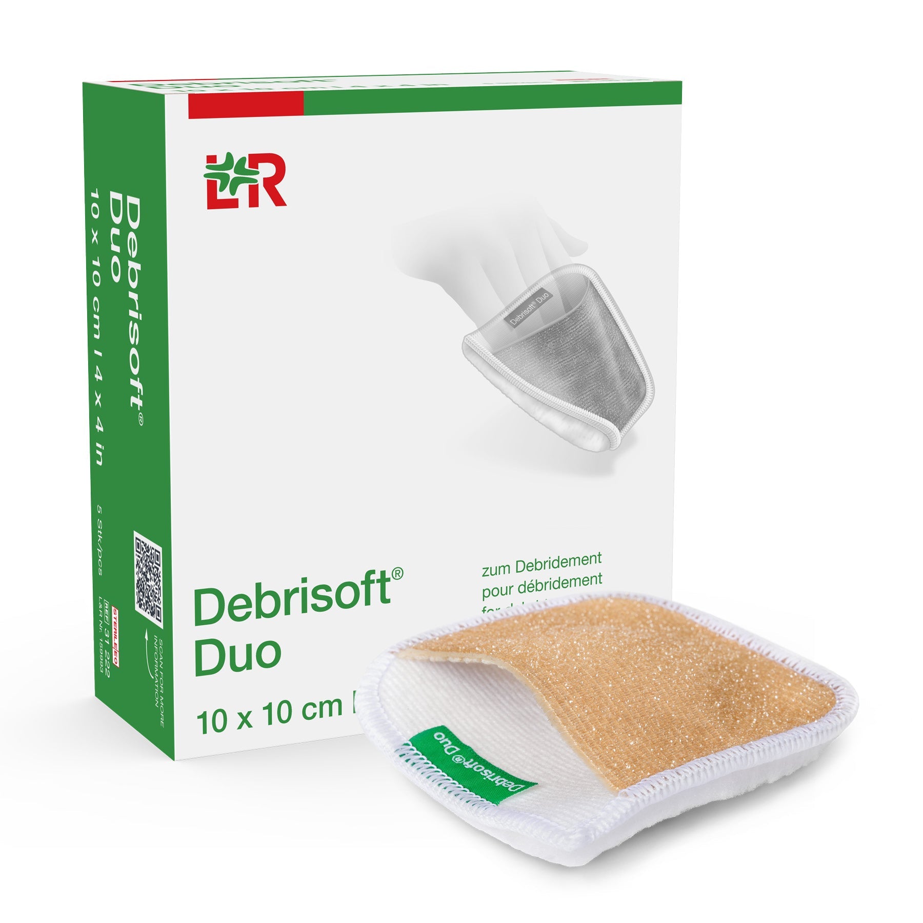 Debrisoft Pad, 4" x 4" 1 Each