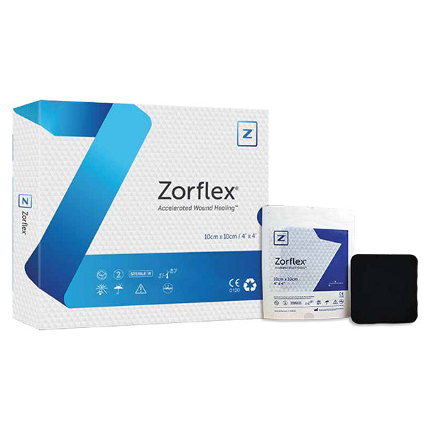 Zorflex Activated Carbon Wound Contact Dressing, 4" x 4" - Replacement item for LR140535