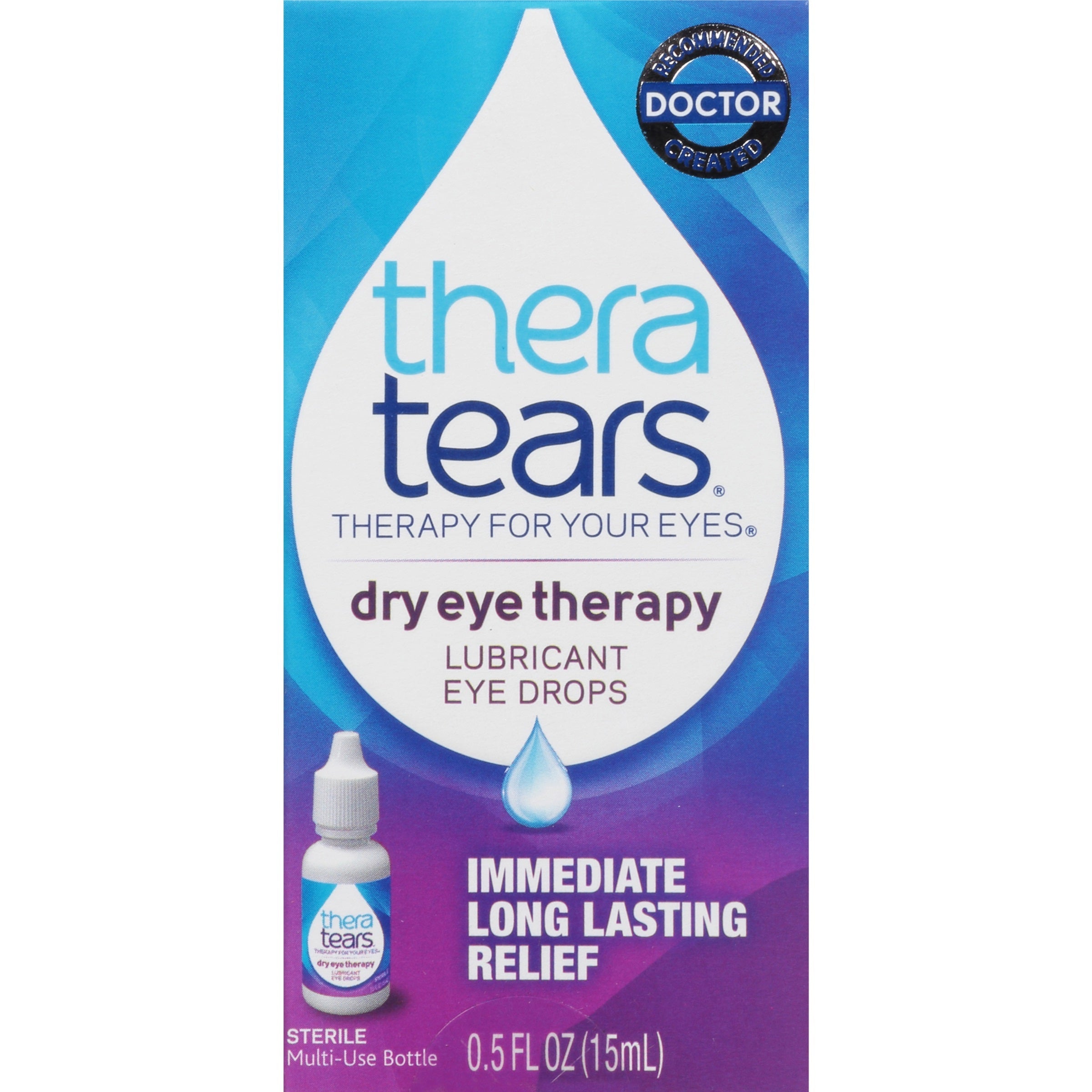 Theratears Dry Eye Therapy Lubricant Eye Drops, 0.5 Fl Oz 1 Each