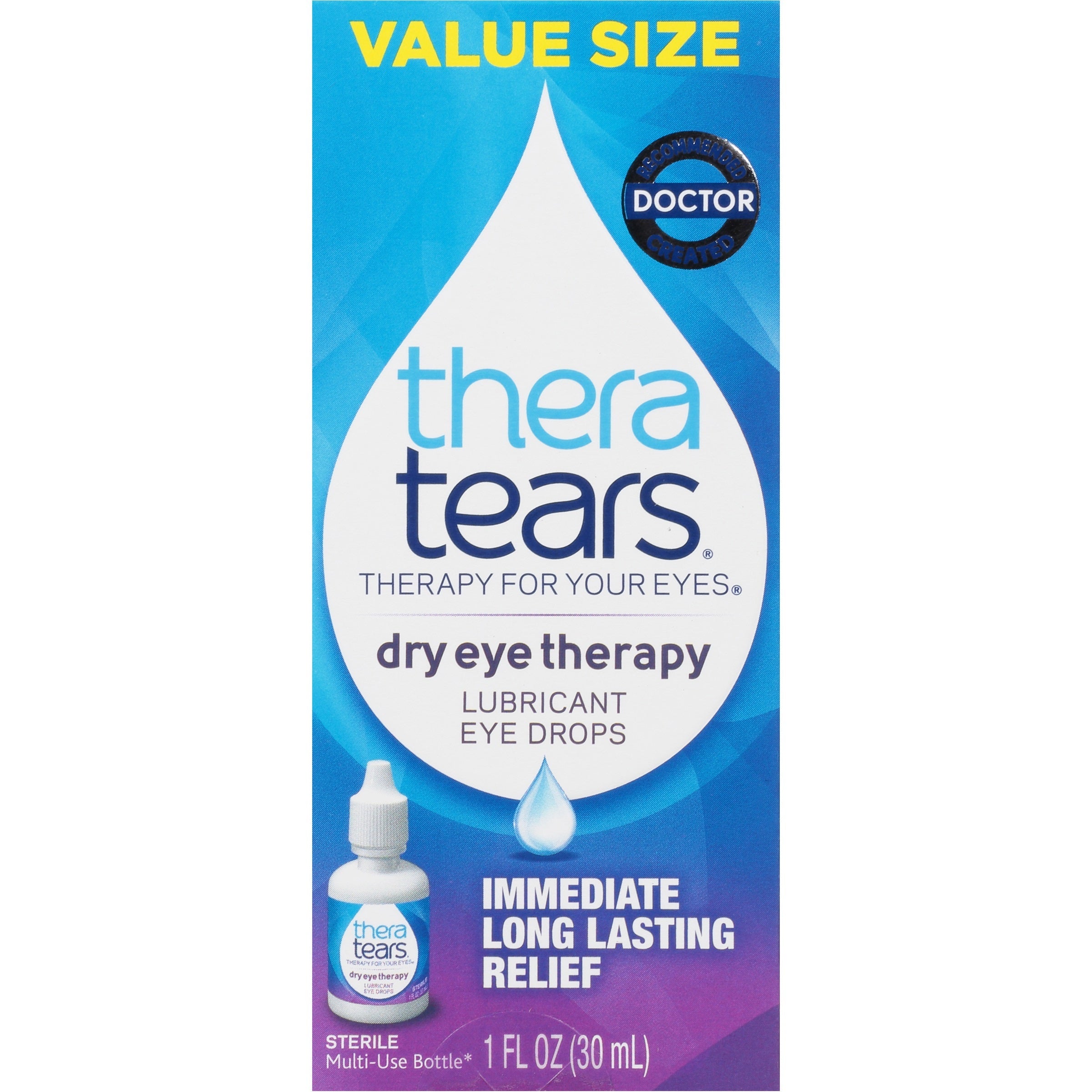 Theratears Dry Eye Therapy Lubricant Eye Drops, 1 Fl Oz 1 Each
