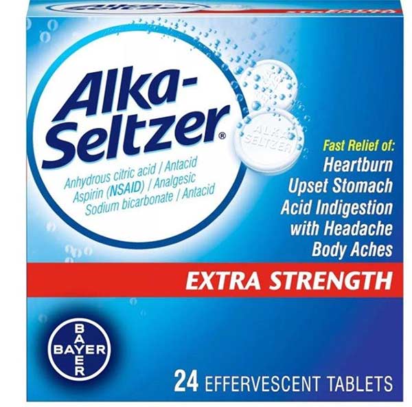Alka-Seltzer Extra Strength Effervescent, 24 ct 1 Each