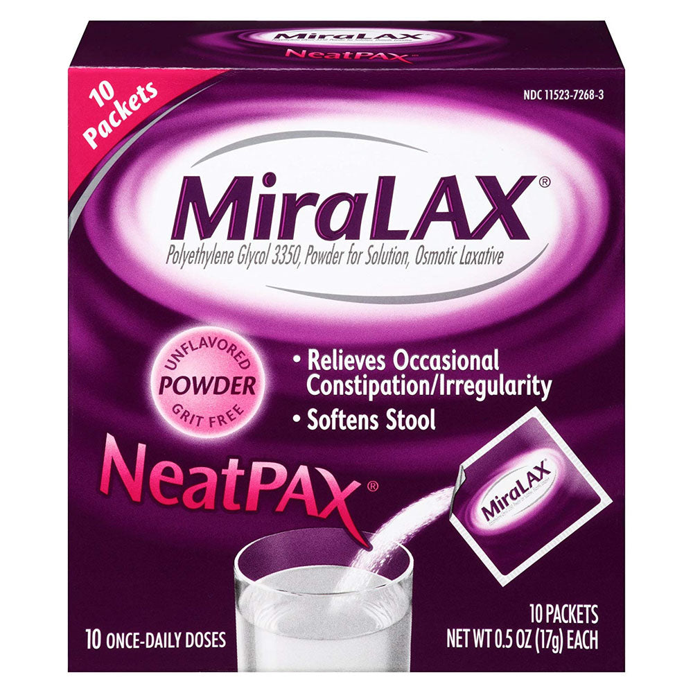 Miralax Single Dose Sachets (17 GRAMS), 10 ct 1 Each