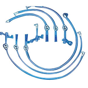 Mickey Threaded Extension Set with Secur-Lok Right-Angle Connector and Clamp, 12" 5 Case
