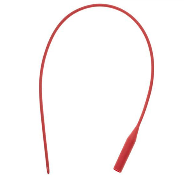 AMSure Red Rubber Urethral Catheter, Female, 10 Fr, 11"