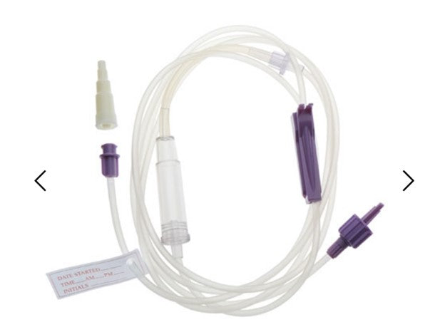 AMSure Enteral Feeding Pump Spike Set with ENFit Connectors