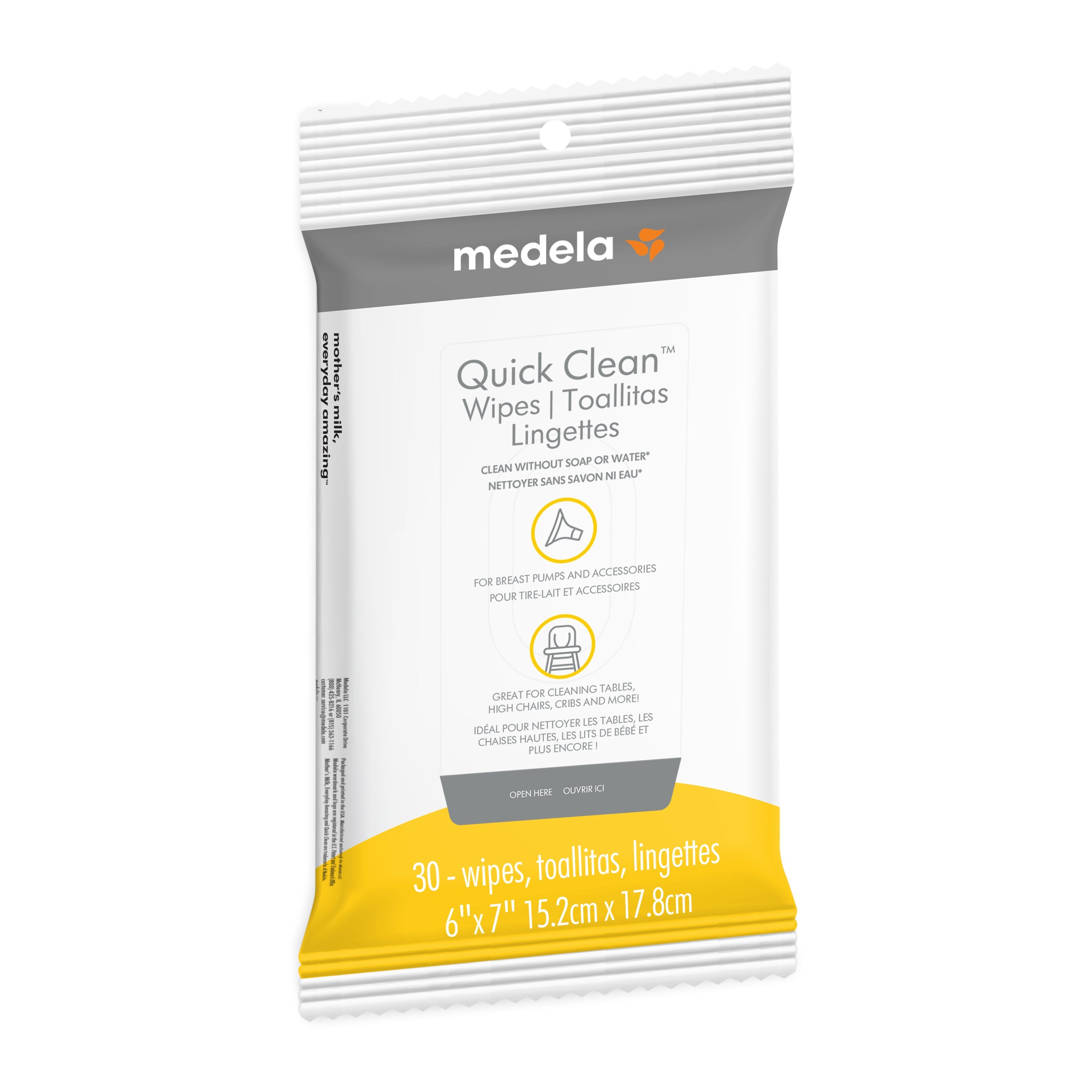 Quick Clean Breast Pump Wipes, 30 ct 30 Pack
