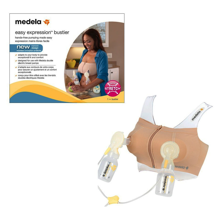 Medela Easy Expression Bustier, Large, Nude 1 Each